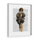 Tejón En Bicicleta Vintage - Fab Funky | Cuadro decorativo de Canvas Lab
