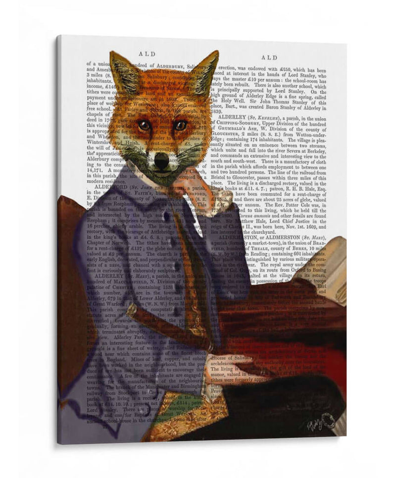 Zorro Con Flauta - Fab Funky | Cuadro decorativo de Canvas Lab