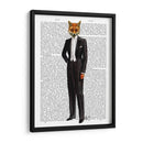 Fox En Traje De Noche Completo - Fab Funky | Cuadro decorativo de Canvas Lab
