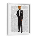 Fox En Traje De Noche Completo - Fab Funky | Cuadro decorativo de Canvas Lab
