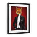 Fox En Retrato De Traje De Noche - Fab Funky | Cuadro decorativo de Canvas Lab