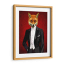 Fox En Retrato De Traje De Noche - Fab Funky | Cuadro decorativo de Canvas Lab