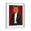 Fox En Retrato De Traje De Noche - Fab Funky | Cuadro decorativo de Canvas Lab