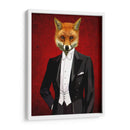 Fox En Retrato De Traje De Noche - Fab Funky | Cuadro decorativo de Canvas Lab
