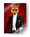 Fox En Retrato De Traje De Noche - Fab Funky | Cuadro decorativo de Canvas Lab