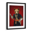 Oso En Túnicas Azules - Fab Funky | Cuadro decorativo de Canvas Lab