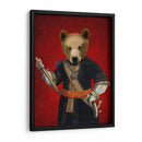 Oso En Túnicas Azules - Fab Funky | Cuadro decorativo de Canvas Lab