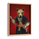 Oso En Túnicas Azules - Fab Funky | Cuadro decorativo de Canvas Lab