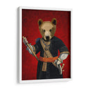 Oso En Túnicas Azules - Fab Funky | Cuadro decorativo de Canvas Lab