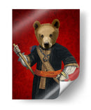 Oso En Túnicas Azules - Fab Funky | Cuadro decorativo de Canvas Lab