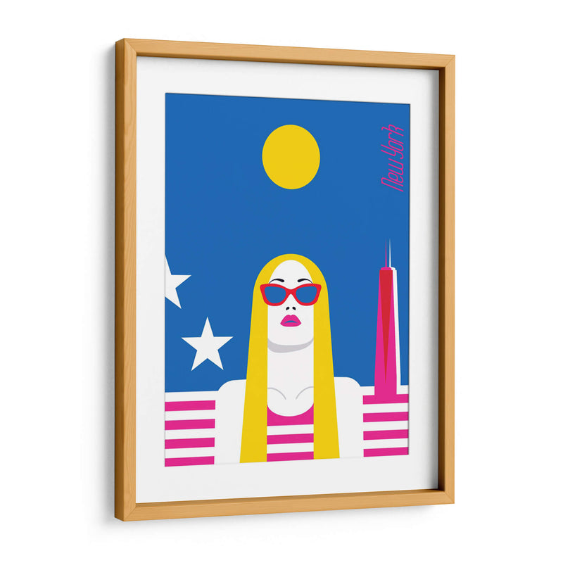 American woman | Cuadro decorativo de Canvas Lab