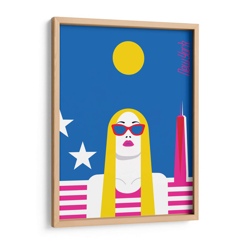 American woman | Cuadro decorativo de Canvas Lab