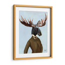 Alces En Traje Retrato - Fab Funky | Cuadro decorativo de Canvas Lab