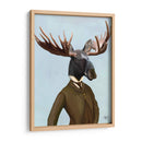 Alces En Traje Retrato - Fab Funky | Cuadro decorativo de Canvas Lab