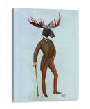 Alces En Traje Completo - Fab Funky | Cuadro decorativo de Canvas Lab