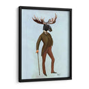 Alces En Traje Completo - Fab Funky | Cuadro decorativo de Canvas Lab