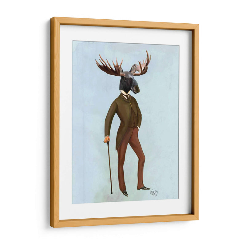 Alces En Traje Completo - Fab Funky | Cuadro decorativo de Canvas Lab