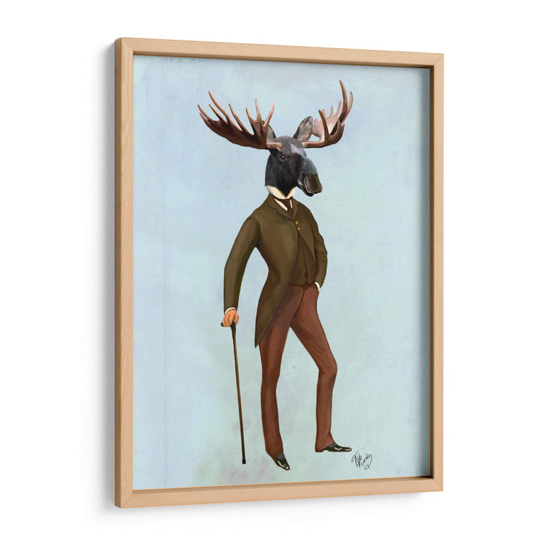 Alces En Traje Completo - Fab Funky | Cuadro decorativo de Canvas Lab