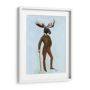 Alces En Traje Completo - Fab Funky | Cuadro decorativo de Canvas Lab