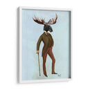 Alces En Traje Completo - Fab Funky | Cuadro decorativo de Canvas Lab