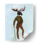 Alces En Traje Completo - Fab Funky | Cuadro decorativo de Canvas Lab