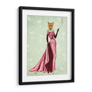 Fox Glamour En Rosa - Fab Funky | Cuadro decorativo de Canvas Lab