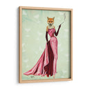 Fox Glamour En Rosa - Fab Funky | Cuadro decorativo de Canvas Lab