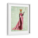Fox Glamour En Rosa - Fab Funky | Cuadro decorativo de Canvas Lab