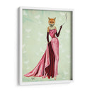 Fox Glamour En Rosa - Fab Funky | Cuadro decorativo de Canvas Lab