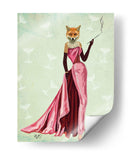 Fox Glamour En Rosa - Fab Funky | Cuadro decorativo de Canvas Lab