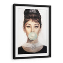 Audrey Hepburn bubblegum | Cuadro decorativo de Canvas Lab