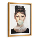 Audrey Hepburn bubblegum | Cuadro decorativo de Canvas Lab