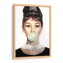 Audrey Hepburn bubblegum | Cuadro decorativo de Canvas Lab