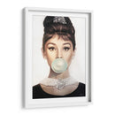 Audrey Hepburn bubblegum | Cuadro decorativo de Canvas Lab