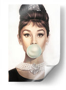 Audrey Hepburn bubblegum | Cuadro decorativo de Canvas Lab
