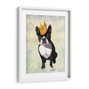 Boston Terrier Y Corona - Fab Funky | Cuadro decorativo de Canvas Lab
