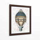 Globo Barroco Azul Y Crema - Fab Funky | Cuadro decorativo de Canvas Lab