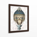 Globo Barroco Azul Y Crema - Fab Funky | Cuadro decorativo de Canvas Lab