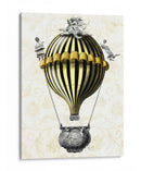 Globo Barroco Negro Amarillo - Fab Funky | Cuadro decorativo de Canvas Lab