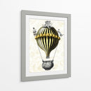 Globo Barroco Negro Amarillo - Fab Funky | Cuadro decorativo de Canvas Lab