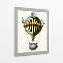 Globo Barroco Negro Amarillo - Fab Funky | Cuadro decorativo de Canvas Lab