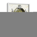 Globo Barroco Negro Amarillo - Fab Funky | Cuadro decorativo de Canvas Lab