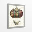 Globo Barroco Con Reloj - Fab Funky | Cuadro decorativo de Canvas Lab