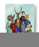 Familia De Bosques - Fab Funky | Cuadro decorativo de Canvas Lab