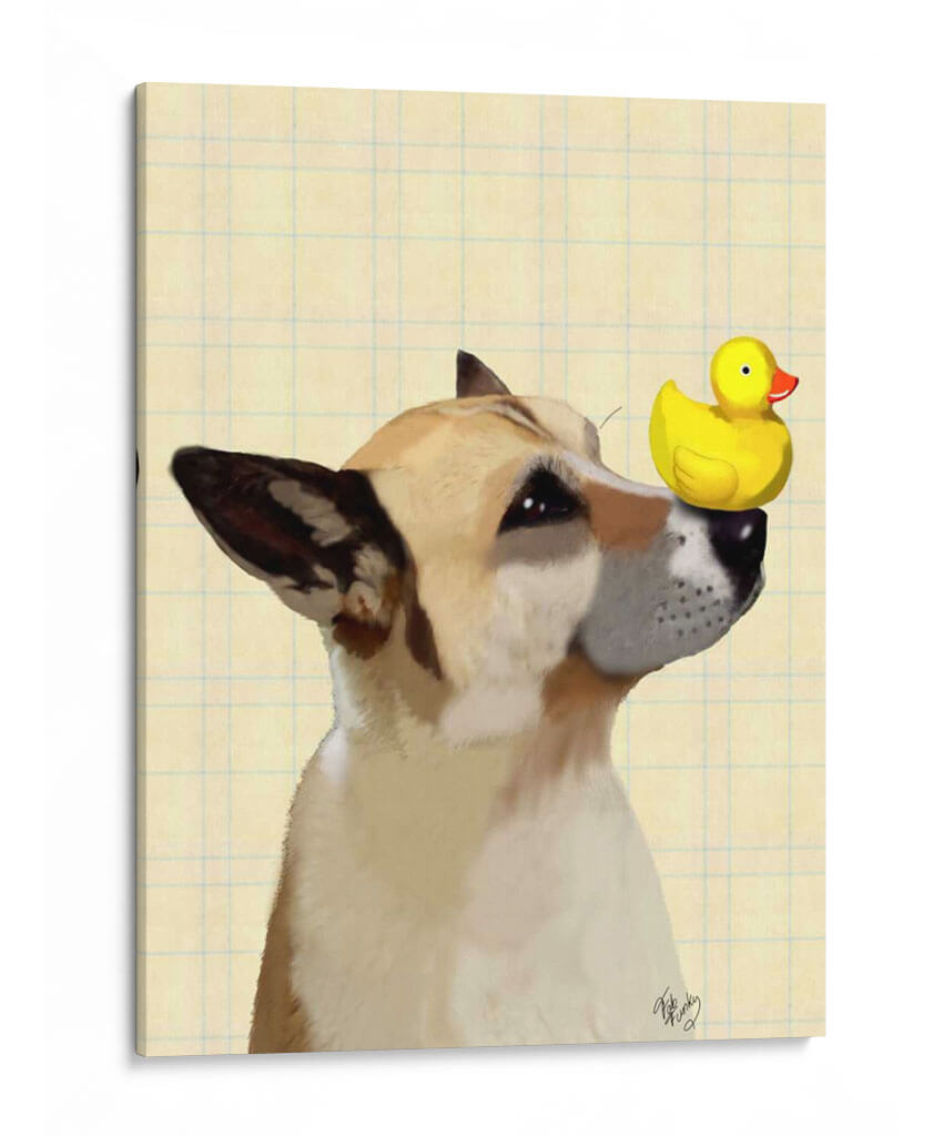 Perro Y Pato - Fab Funky | Cuadro decorativo de Canvas Lab