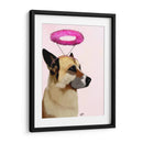 Perro Con Halo Rosa - Fab Funky | Cuadro decorativo de Canvas Lab