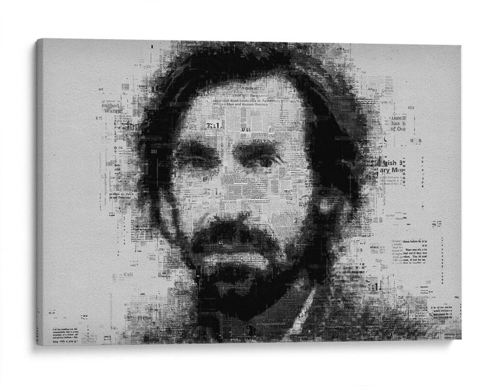 Andrea Pirlo ilustración | Cuadro decorativo de Canvas Lab