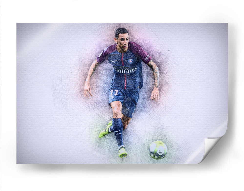 Ángel Di María | Cuadro decorativo de Canvas Lab