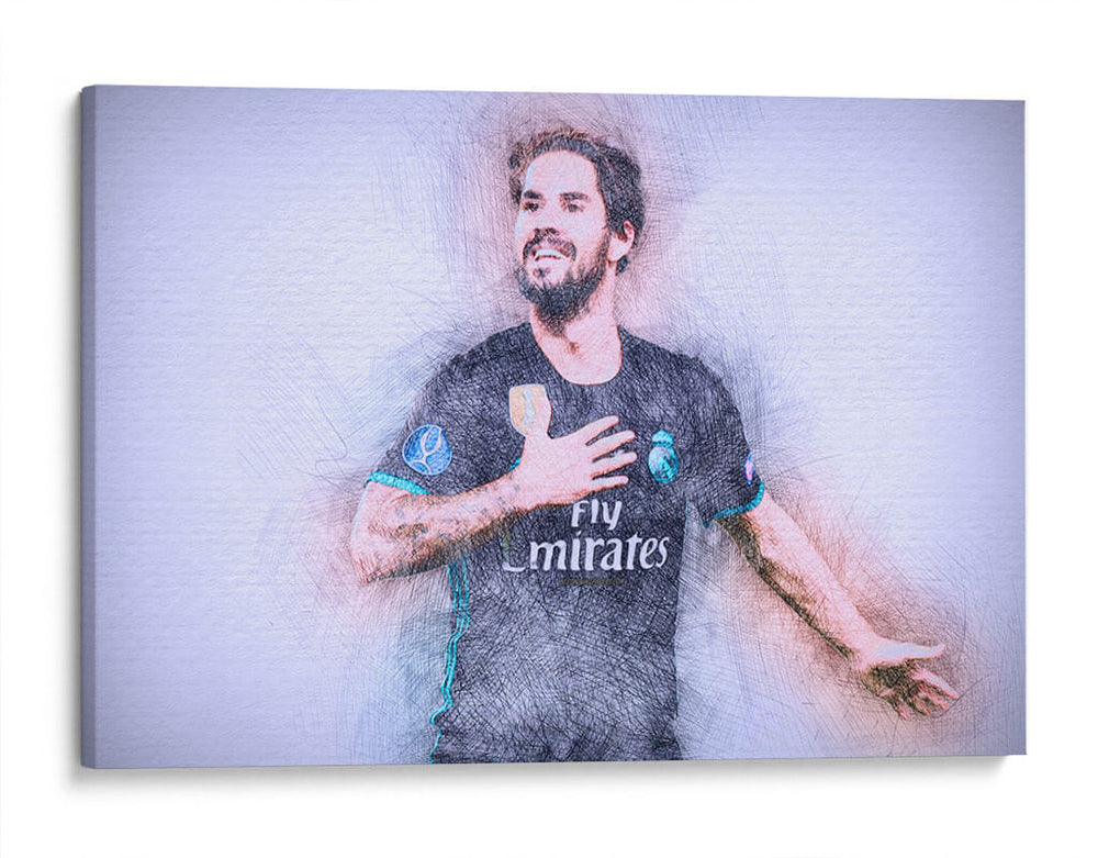 Boceto de Isco | Cuadro decorativo de Canvas Lab