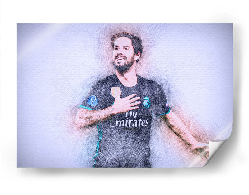 Boceto de Isco | Cuadro decorativo de Canvas Lab
